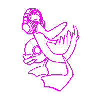Pink Disco Sticker
