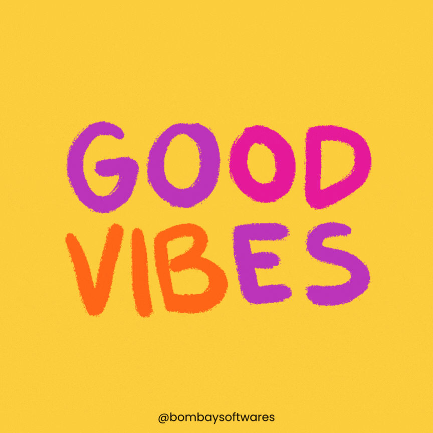 Good Vibes Dancing GIF by Bombay Softwares