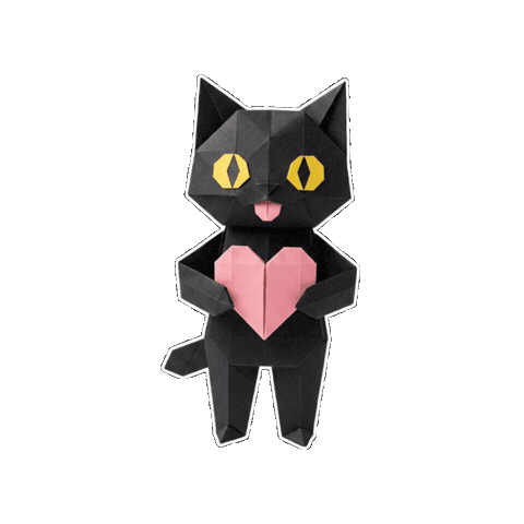 Cat Heart Sticker by comfortseoul