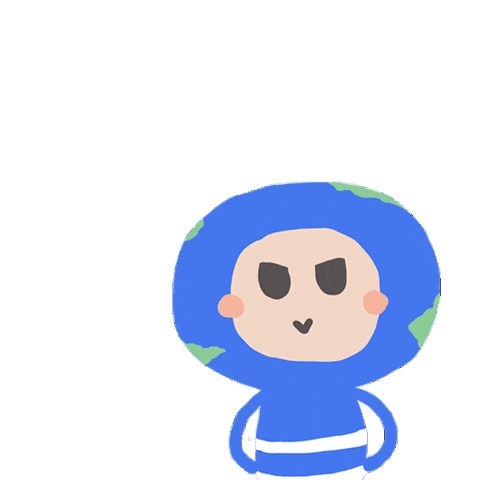 Earth Mars Sticker