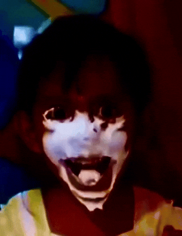 Creepy Kid Smile GIF