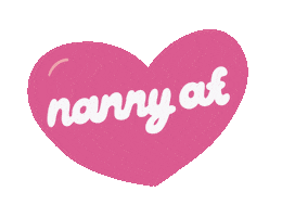 Heart Af Sticker by Courtney Ahn Design