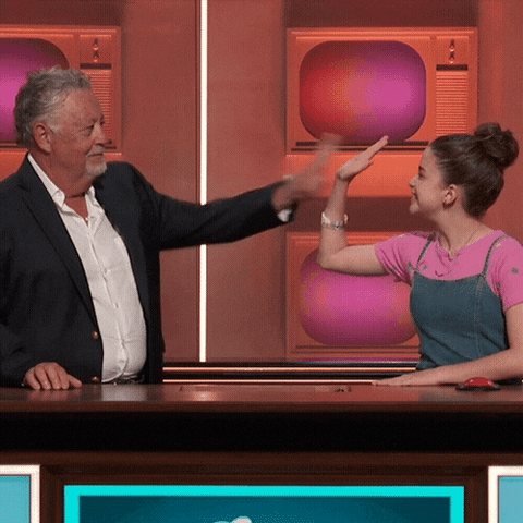 High Five Game Show GIF by ABC Network