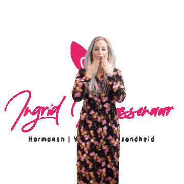 Ingrid Wassenaar Hormonen - Voeding - Gezondheid Sticker