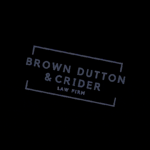 Lawyer Bdc GIF by Brown, Dutton & Crider Law Firm