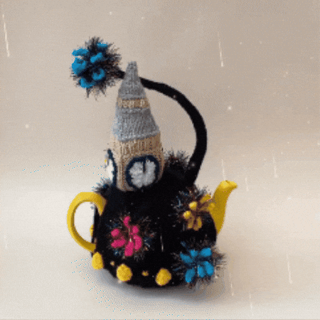 Happy New Year Fireworks GIF by TeaCosyFolk