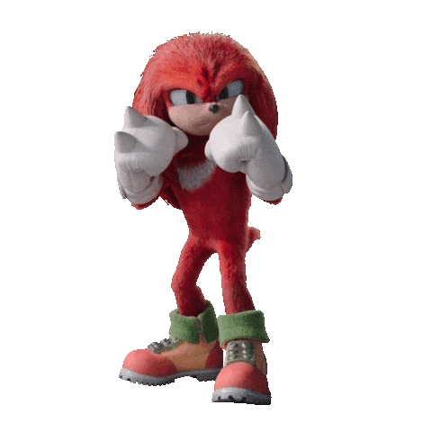 Knuckles Sonicmovie Sticker by Sonic The Hedgehog