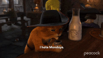 Puss In Boots Monday GIF by PeacockTV