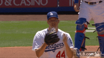 Los Angeles Dodgers Clapping GIF by MLB
