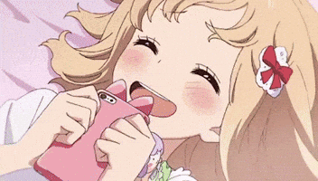 Anime Girl Blushing GIF