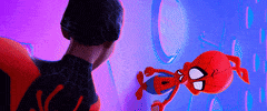 into the spider verse high quality GIF