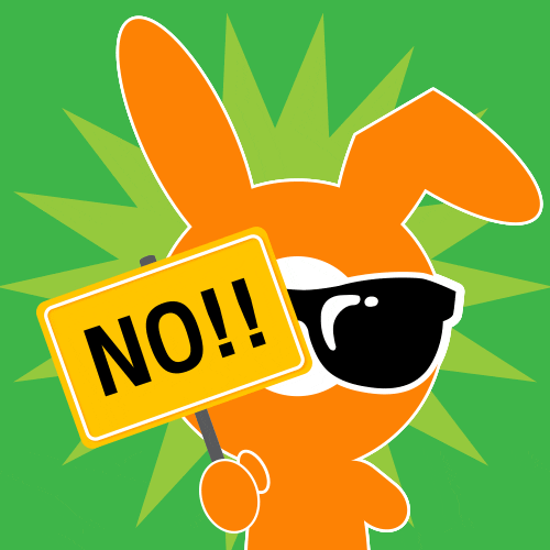 Hate No GIF by Rabbit Rewards