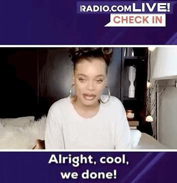 Check In Andra Day GIF by Audacy