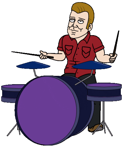 Josh Homme Band Sticker by Nancy Pagan Animation