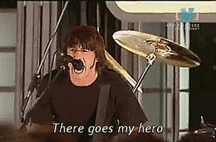 foo fighters crappy set is crappy GIF