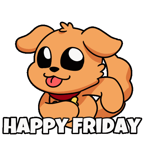 Happy Dog Sticker by Christophers Genie