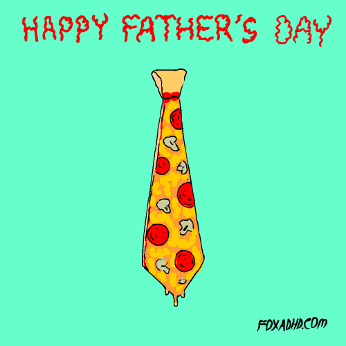 Fathers Day Pizza GIF by Animation Domination High-Def