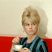 staring french GIF