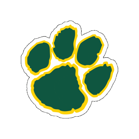 Cubs Pawprint Sticker by The Catholic High School of Baltimore