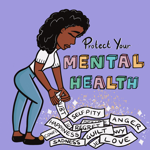 My friends, be sure to take care of your mental health