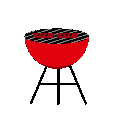 Hot Dog Summer Sticker by Jessica Lau