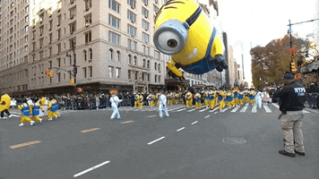 Macys Parade Minions GIF by The 97th Macy’s Thanksgiving Day Parade