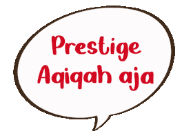 Prestige Aqiqah Sticker by MamaKreatif