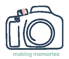 Camera Memories Sticker by Lillie Dimple