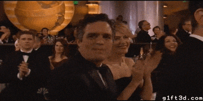 mark ruffalo golden globes 2015 GIF by G1ft3d