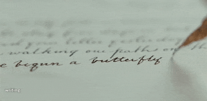 Writing GIF