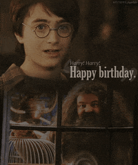 Happy Birthday Harry Potter Gifs Get The Best Gif On Giphy