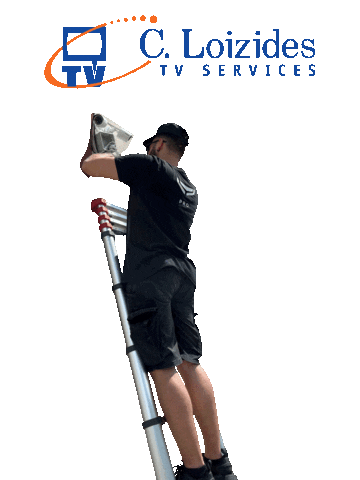 C.loizides Tv Services Sticker