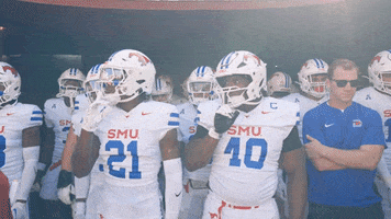 Be Quiet College Football GIF by SMU Football