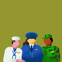 Thank You For Your Service Army GIF by Upwork