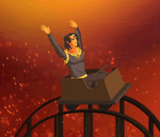 This Is Fine On Fire GIF