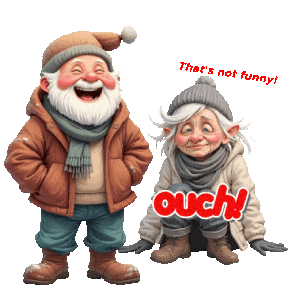 Falling Down Sticker