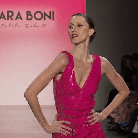 Fashion Week Pink Dress GIF by NYFW: The Shows