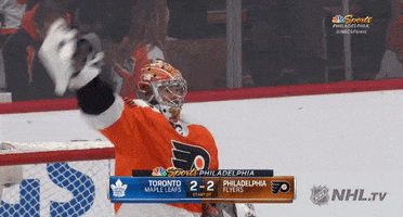 waving philadelphia flyers GIF by NHL