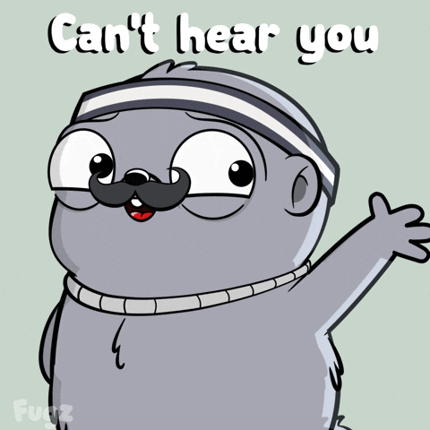 Cant Hear You Excuse Me GIF by Fugz Official