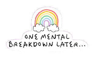 Rainbow Graphic Design Sticker