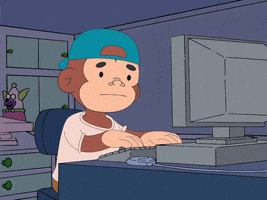 Computer Working GIF by Just Ape
