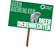 Pvdd Varken Sticker by Partij voor de Dieren