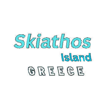 Skiathos Island Greece Sticker
