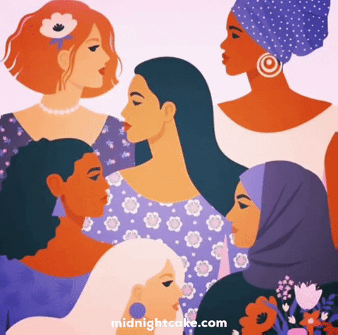 Happy Womans Day GIF by midnightcake