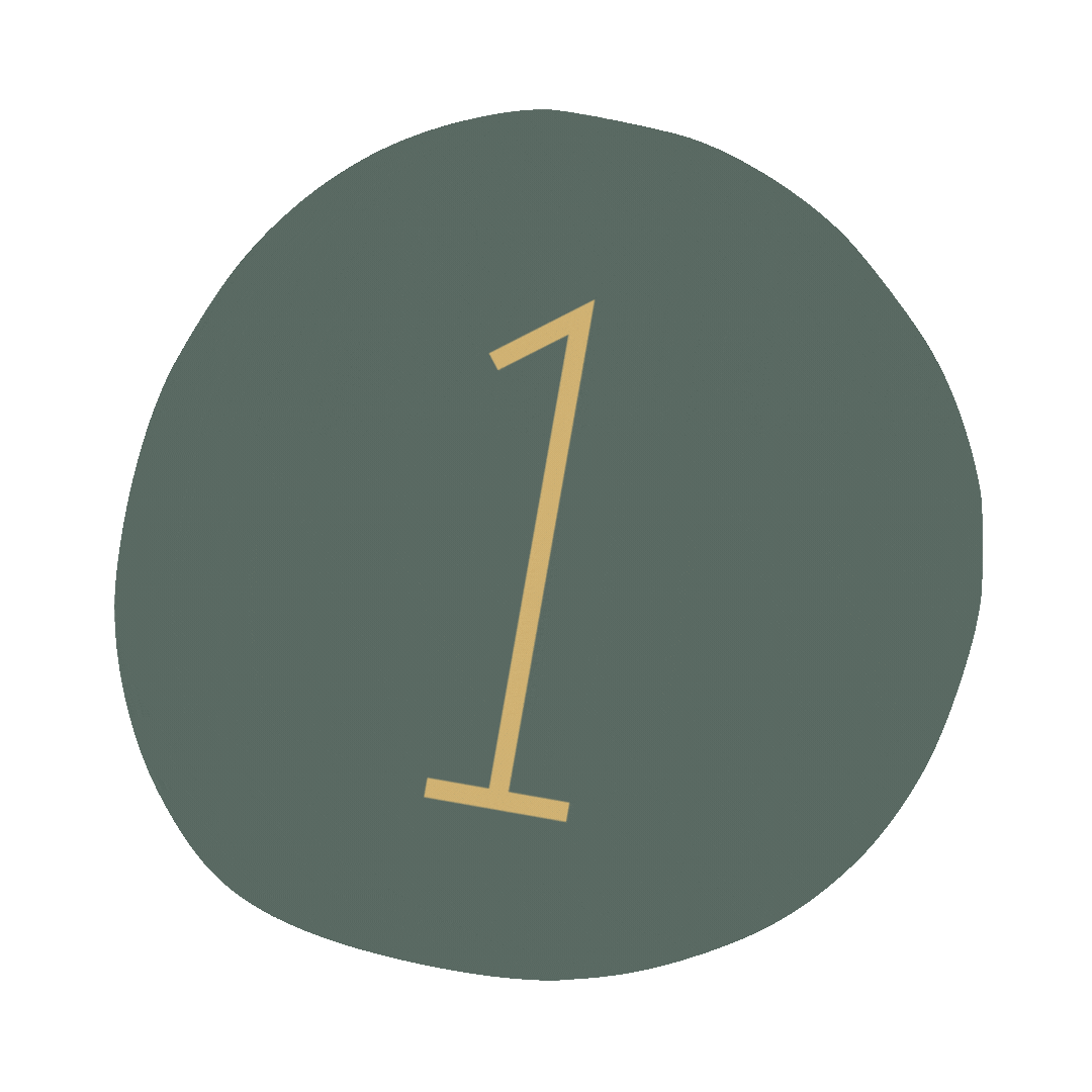 Circle Number Sticker by Design by Tessa