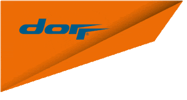 Orange Sticker by Dorr Unternehmensgruppe