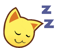 Sleepy Cat Sticker by Animal Jam