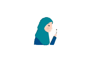 Hijab Longdistance Sticker