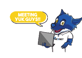 Meeting Yuk Guys Sticker by Aex Net Indonesia