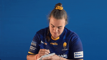 Writing Notebook GIF by Worcester Warriors